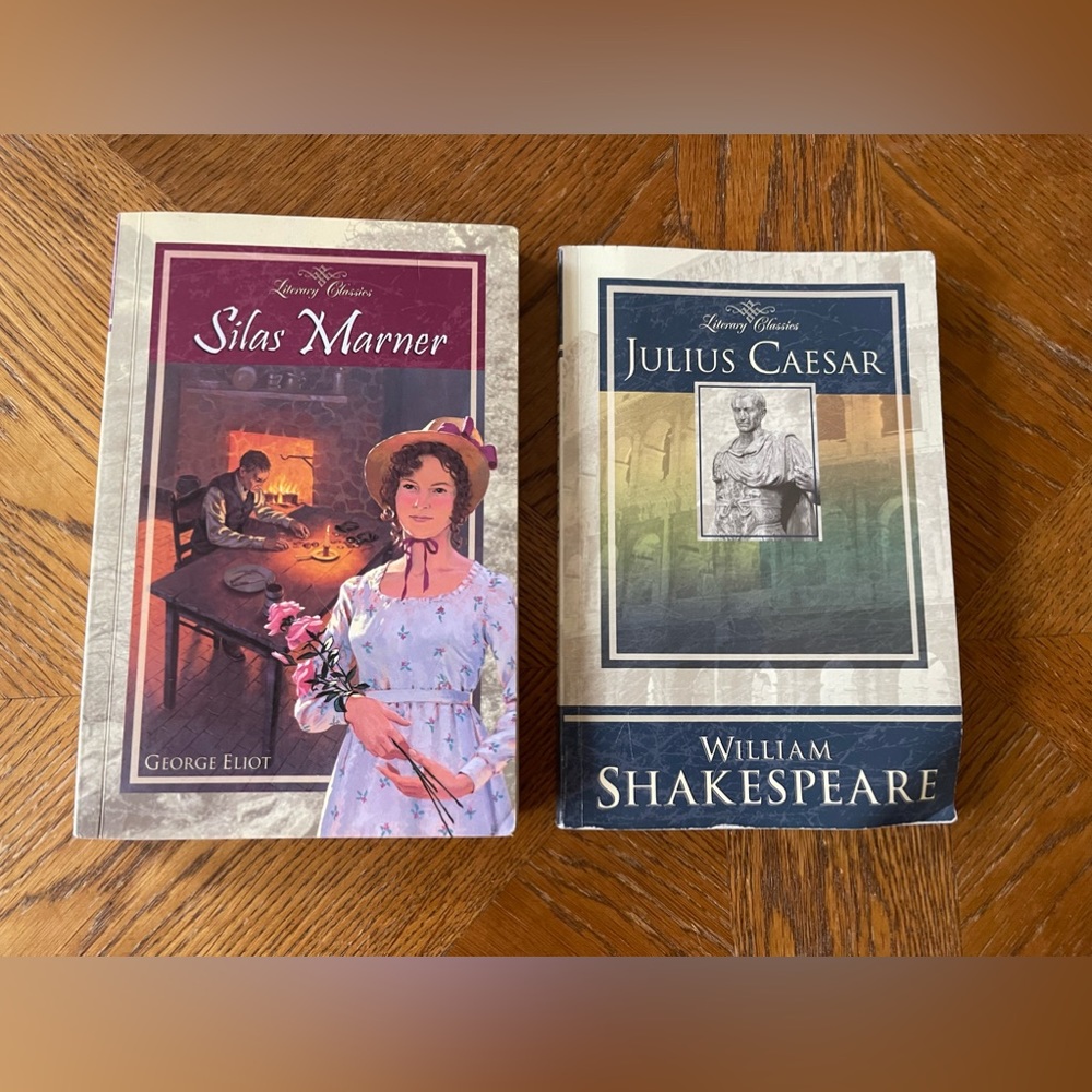 Abeka Novels Silas Marner and Julius Caesar